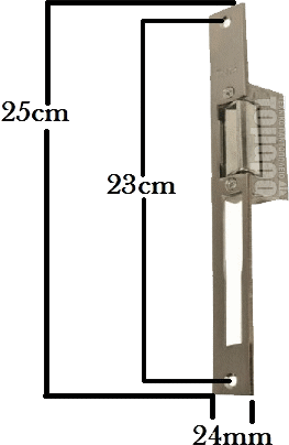 Testa Κυπρί Ηλεκτρικό 8-12V (51020) Νίκελ 250mm