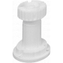 HardPlast Πόδι Ντουλαπιών Πλαστικό με Φαρδύ Πέλμα Λευκό 7cm