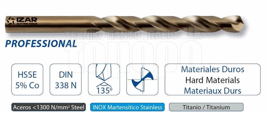 Izar Τρυπάνι Μετάλλου Κοβαλτίου 5%